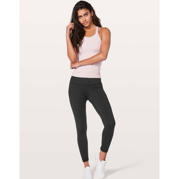 lululemon athletica Pants - Lululemon Wunder Under Hi-Rise 7/8 Tight *Full-On Luon 25" Black 6